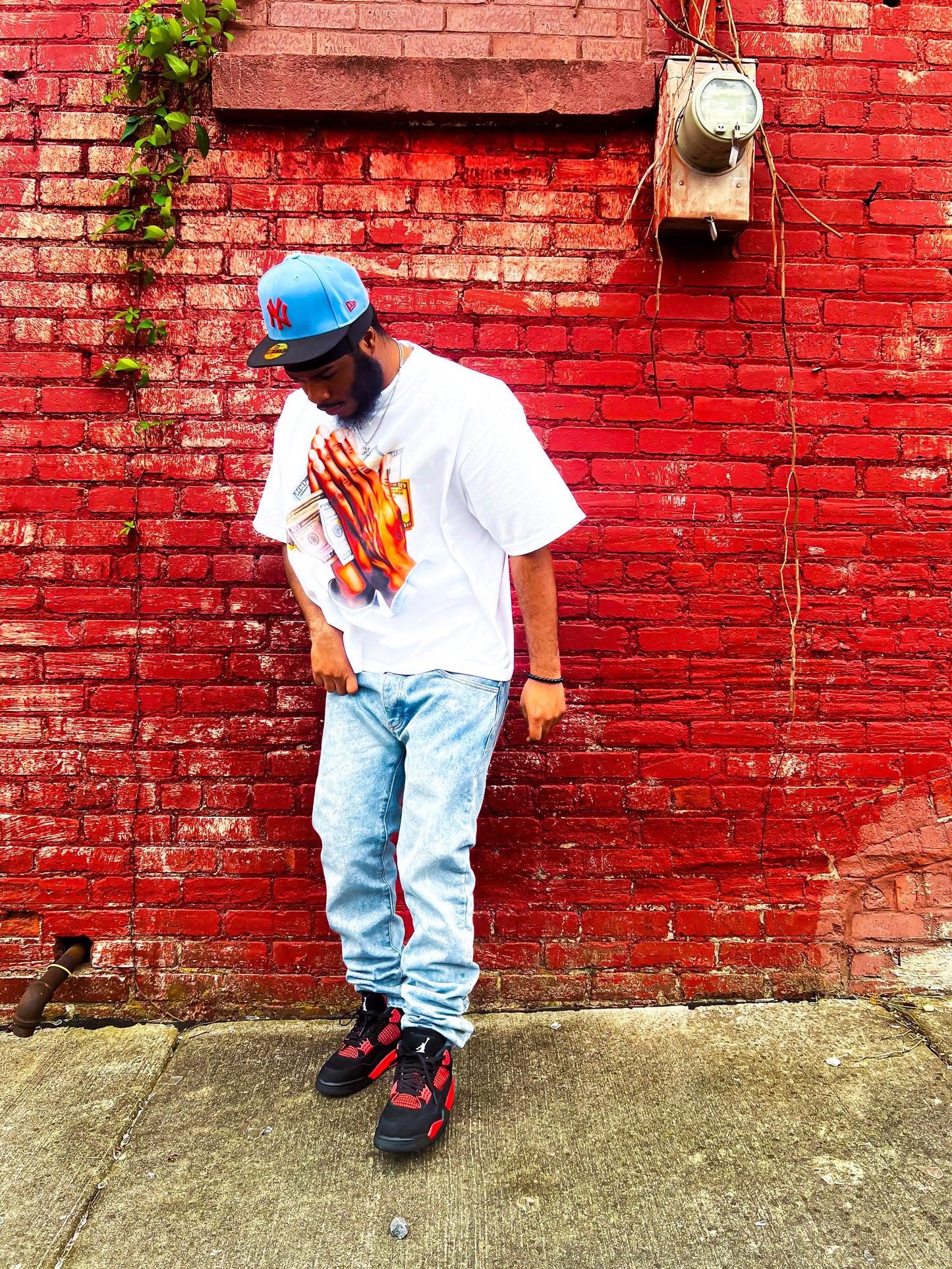 "Abundance" Tee In White