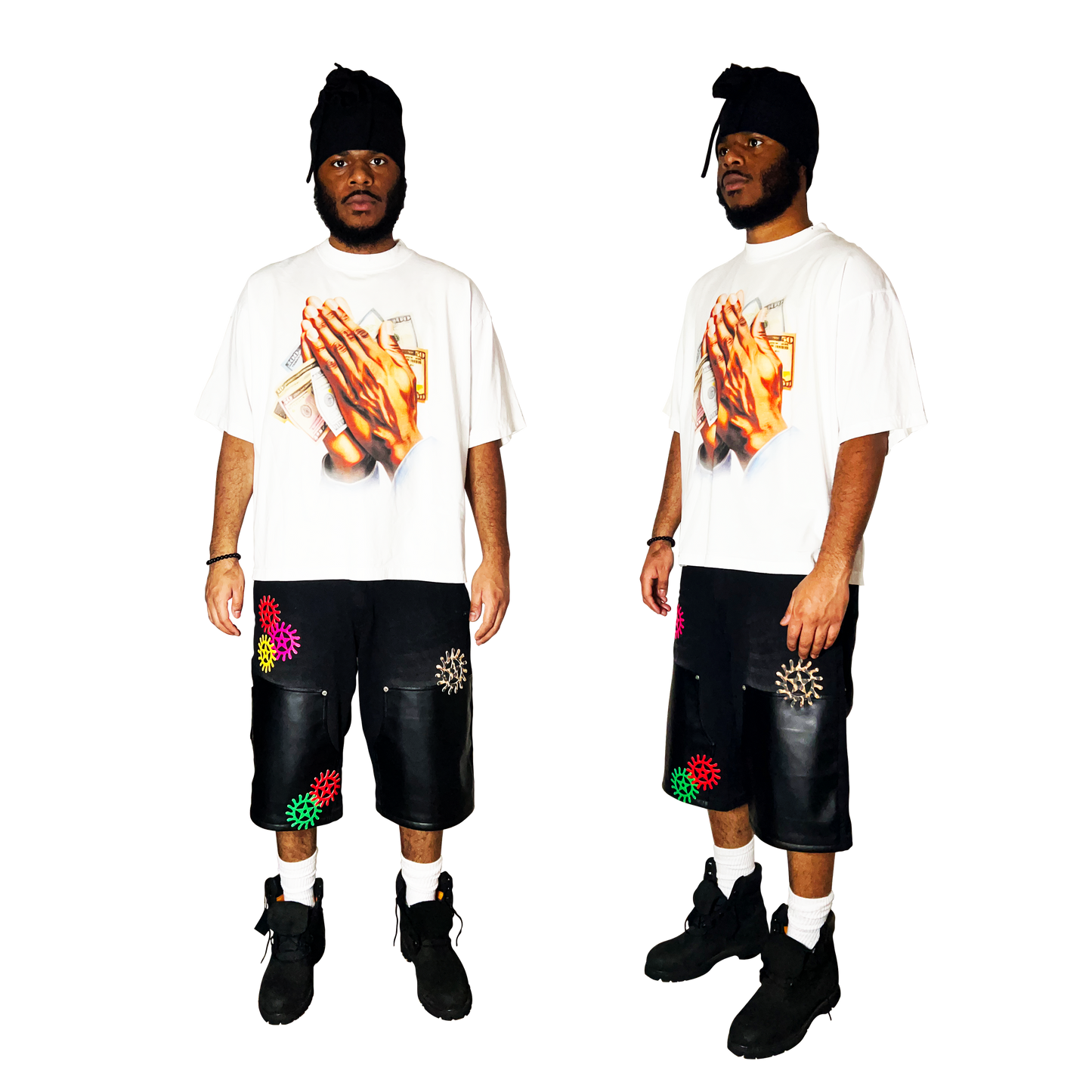 "Abundance" Tee In White