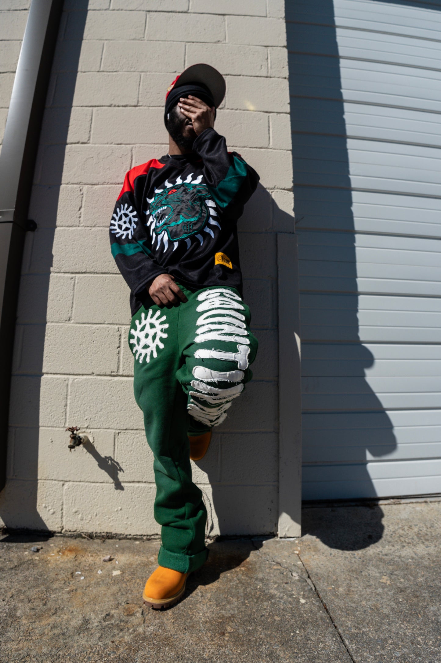 KTP Baggy Flare Sweats "Green"