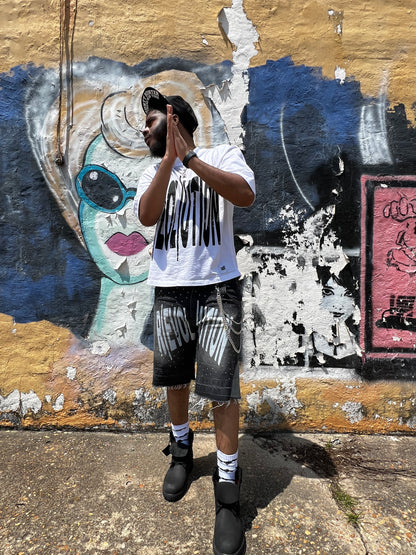 "Love Backwards" Tee in White