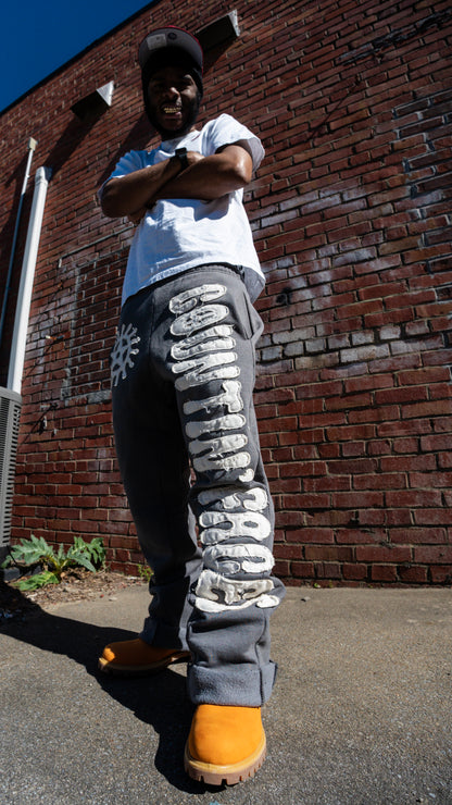 KTP Baggy Flare Sweats "Grey"