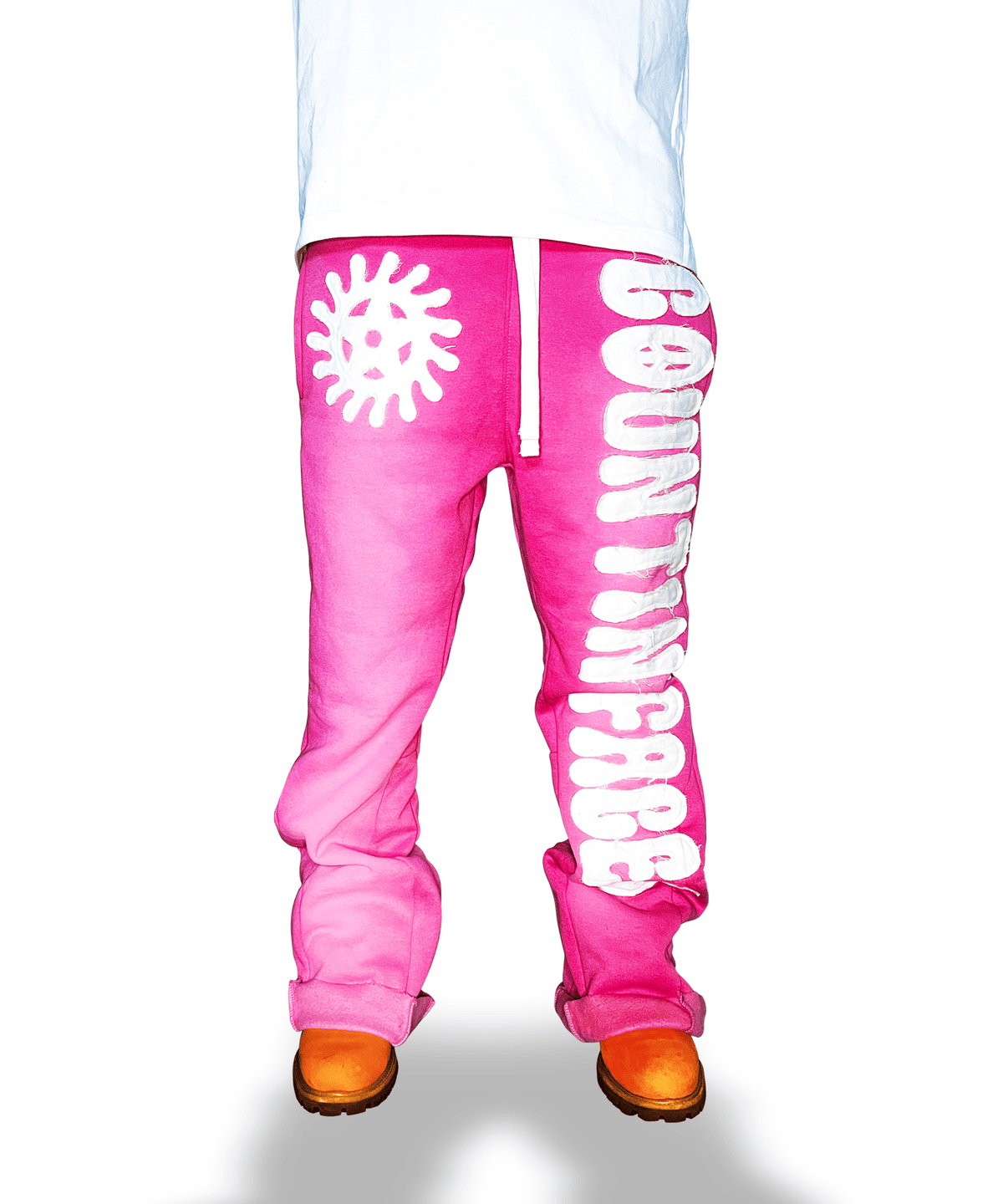 KTP Baggy Flare Sweats "Pink"