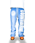 KTP Baggy Flare Sweats "Blue"