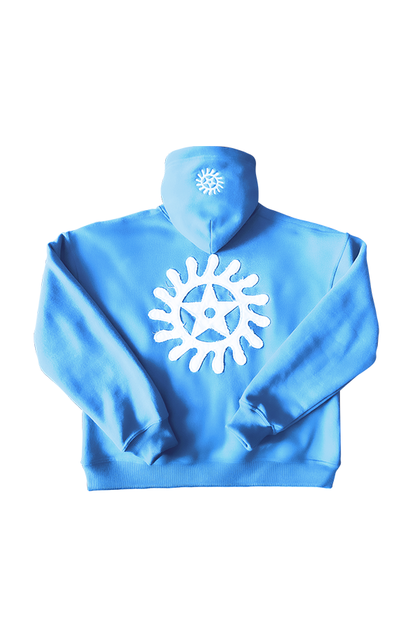 KTP Sun-faded Hoodie in Blue
