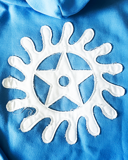 KTP Sun-faded Hoodie in Blue