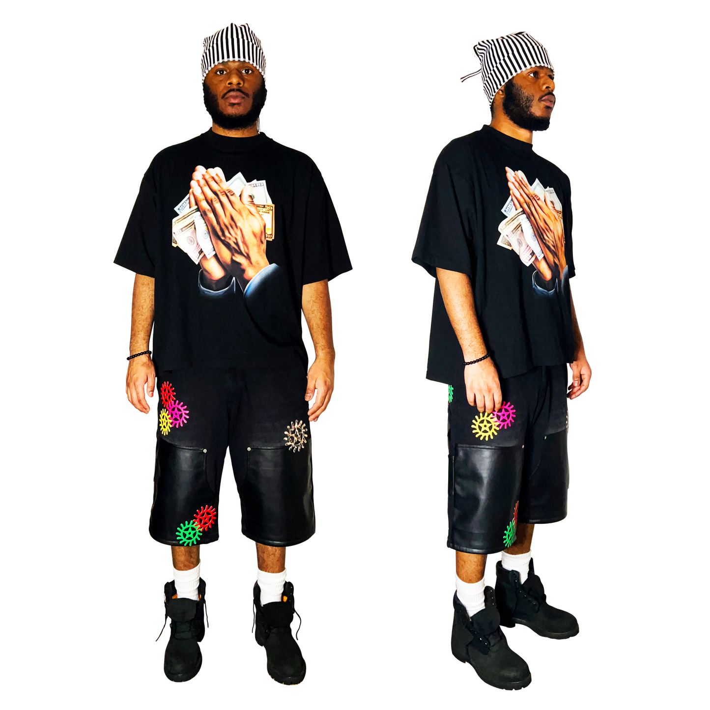 "Abundance" Tee In Black