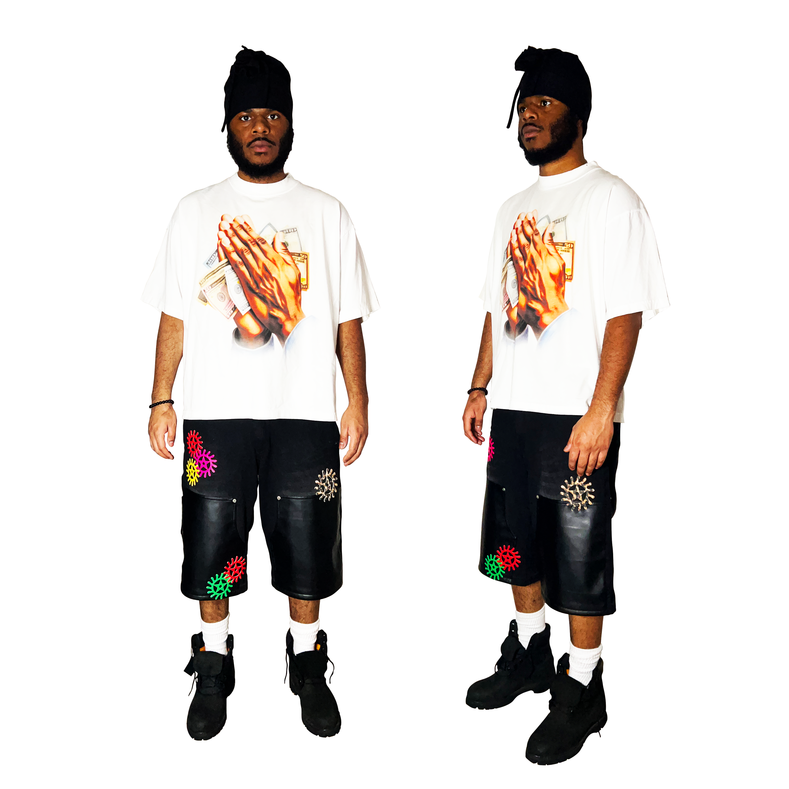 "Abundance" Tee In White