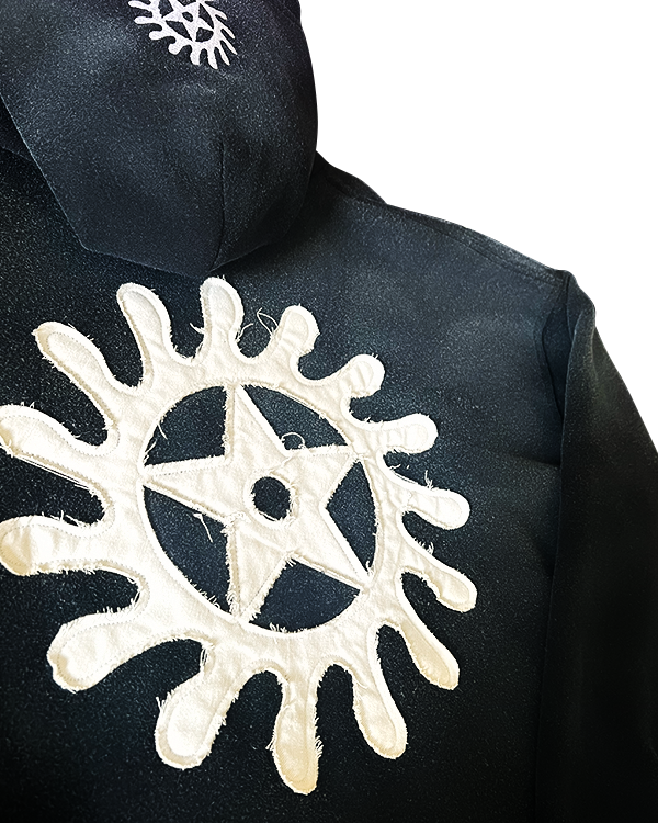 KTP Sun-faded Hoodie in Black