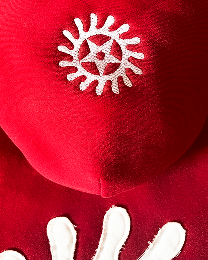 KTP Sun-faded Hoodie in Red