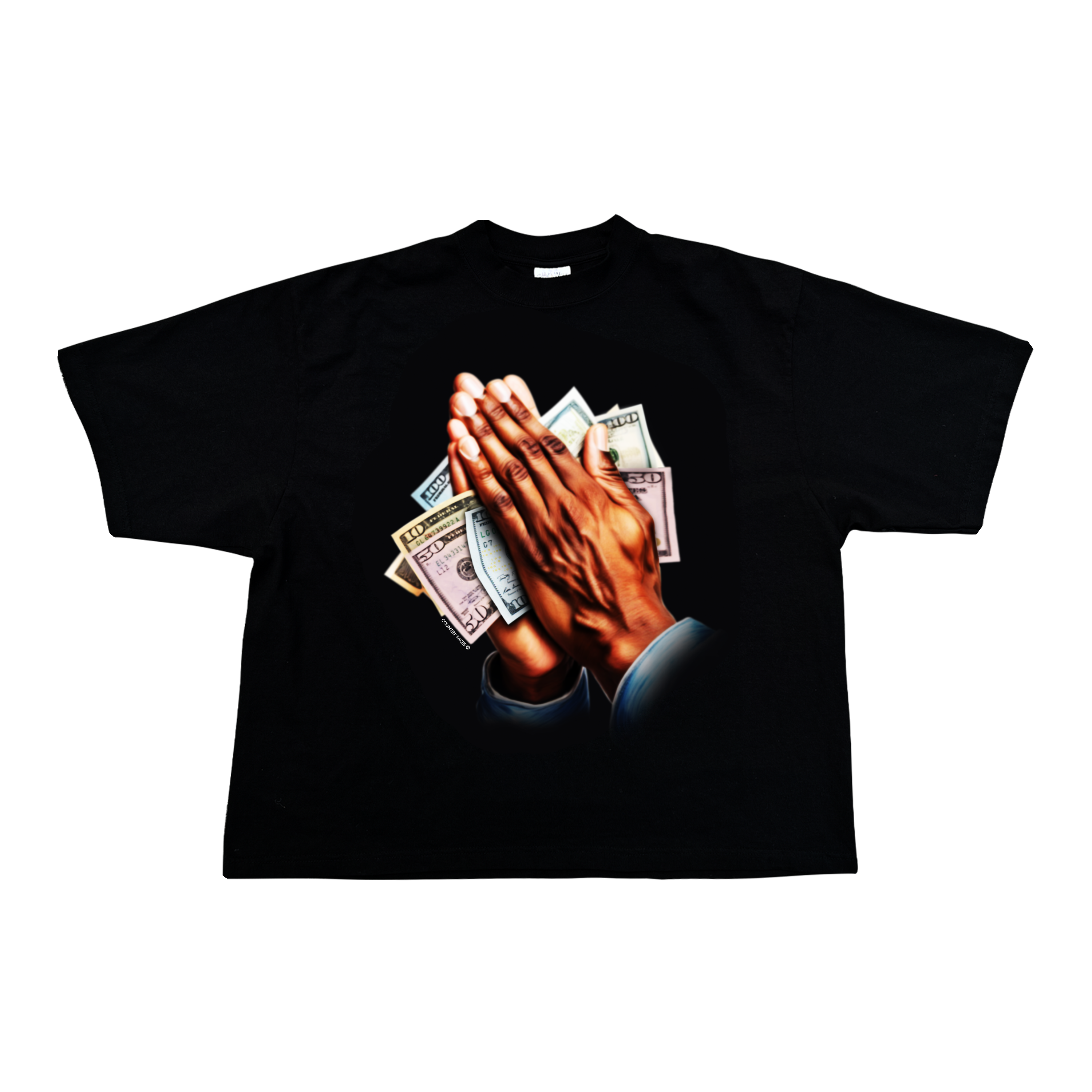 "Abundance" Tee In Black
