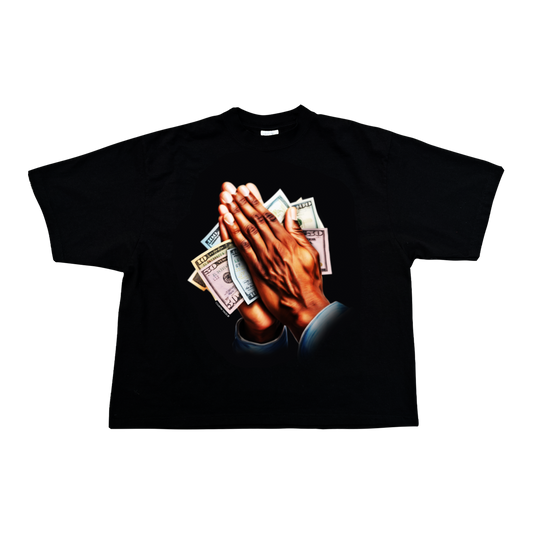 "Abundance" Tee In Black