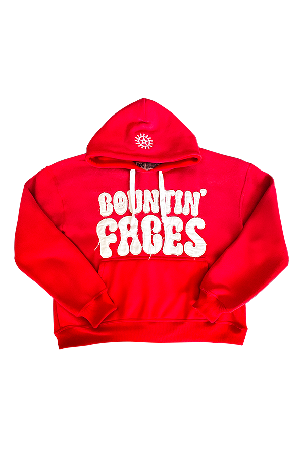 KTP Sun-faded Hoodie in Red