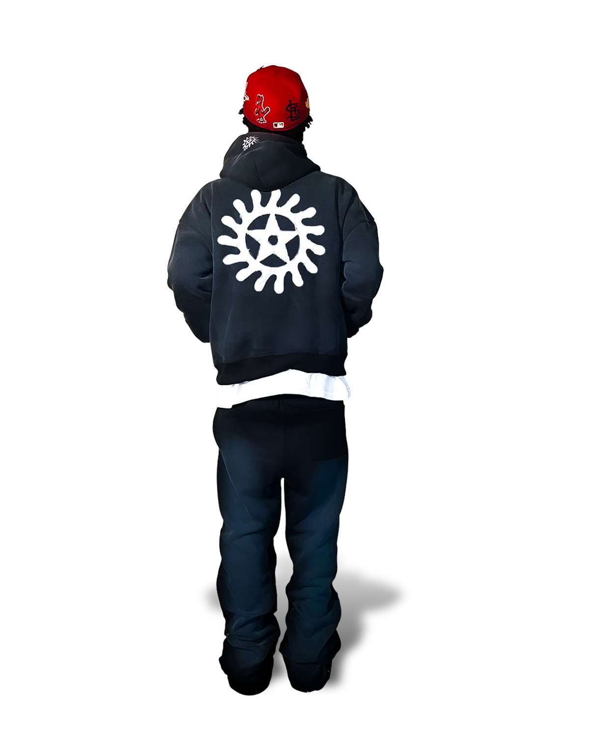 KTP Sun-faded Hoodie in Black