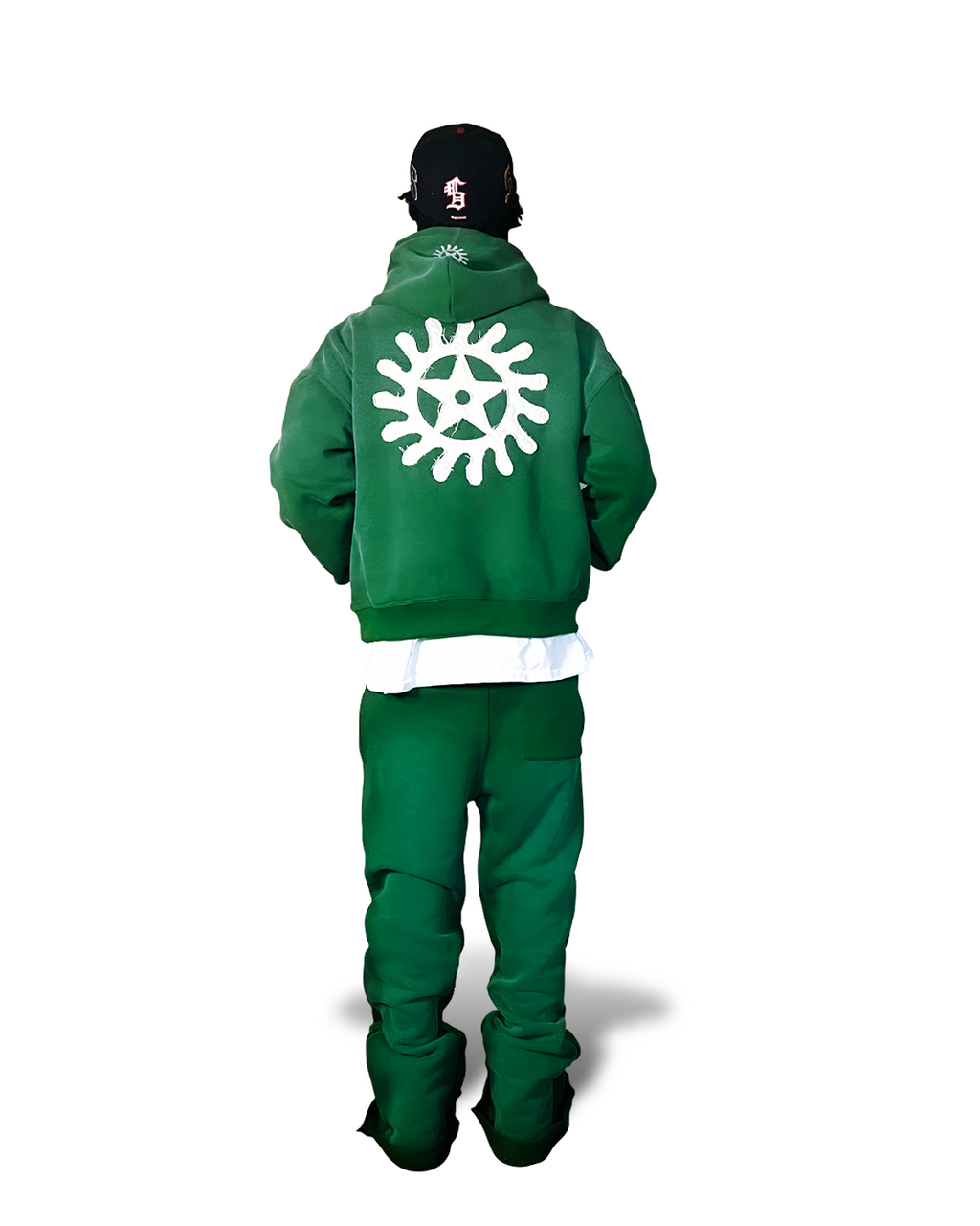 KTP Sun-faded Hoodie in Green