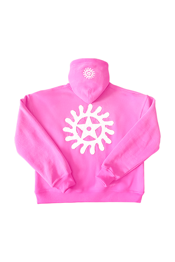 KTP Sun-faded Hoodie in Pink