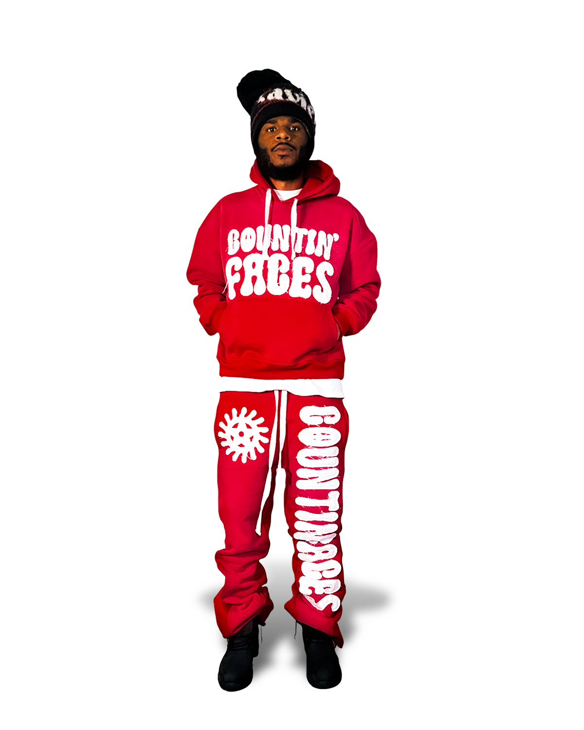 KTP Sun-faded Hoodie in Red