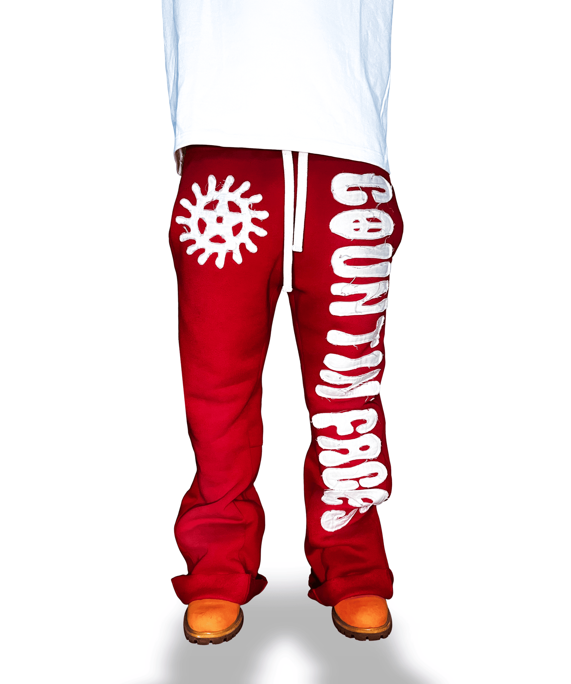 【HI FI FNK】New Curved Sweatpants HI FI FNK】New Curved Sweatpants