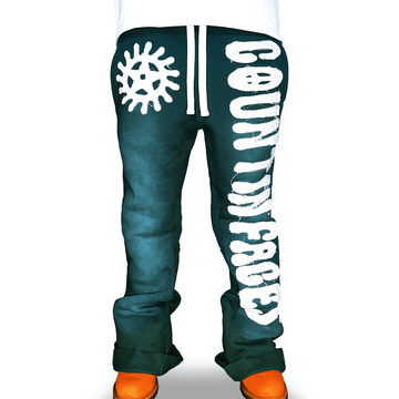 KTP Baggy Flare Sweats "Green"