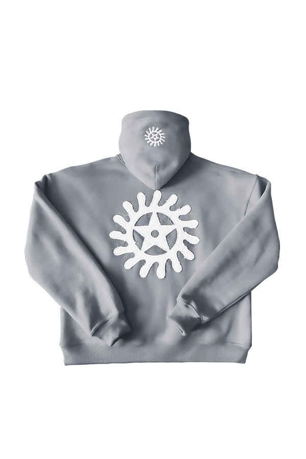 KTP Sun-faded Hoodie in Grey