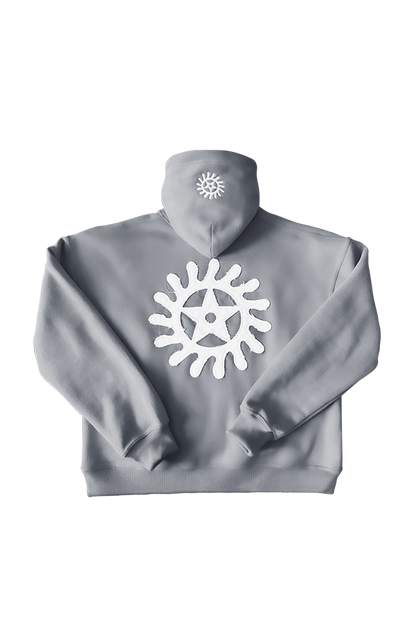 KTP Sun-faded Hoodie in Grey