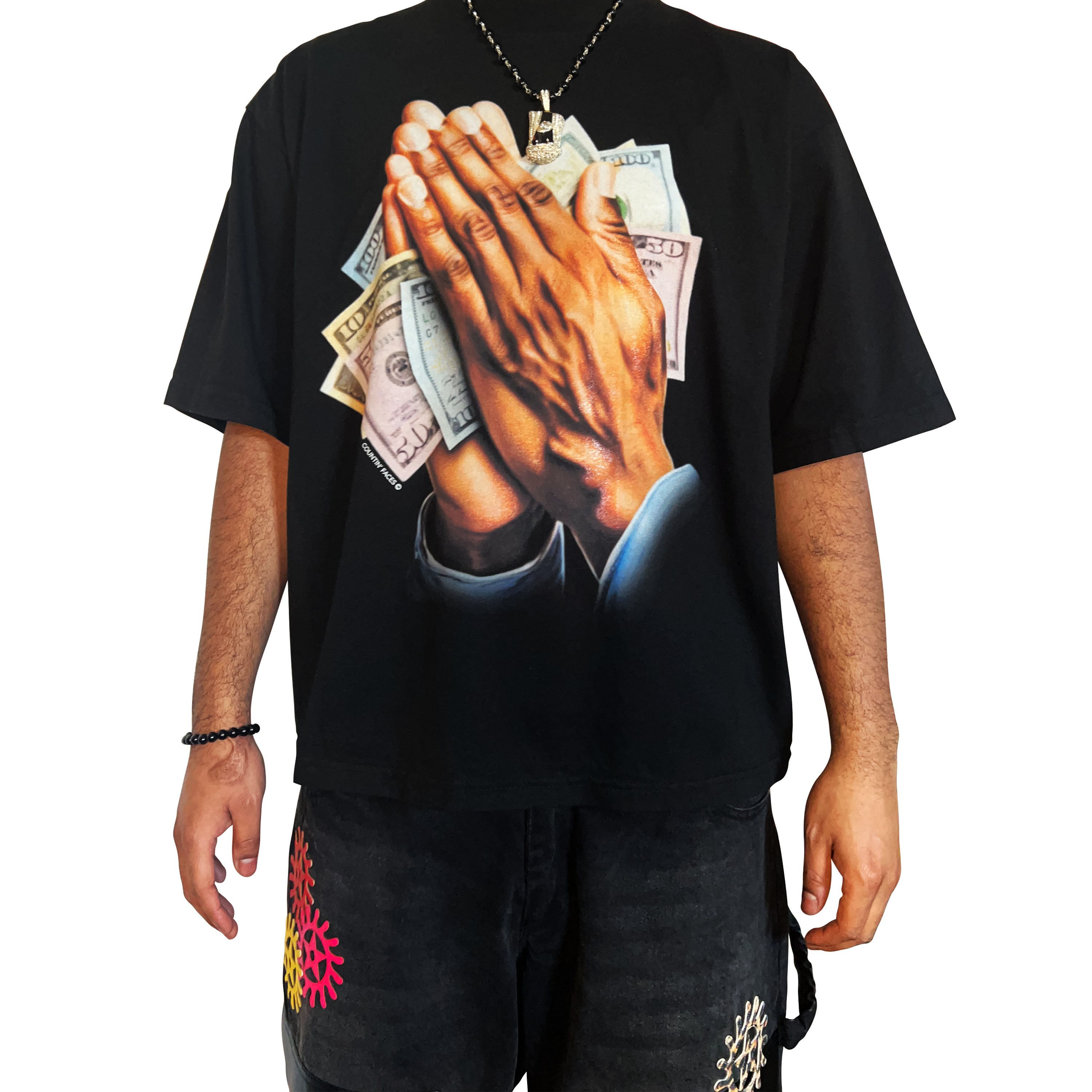 "Abundance" Tee In Black
