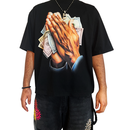 "Abundance" Tee In Black