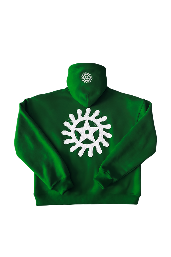 KTP Sun-faded Hoodie in Green