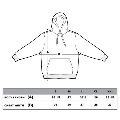 KTP Sun-faded Hoodie in Grey