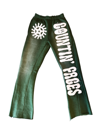 KTP Baggy Flare Sweats "Green"