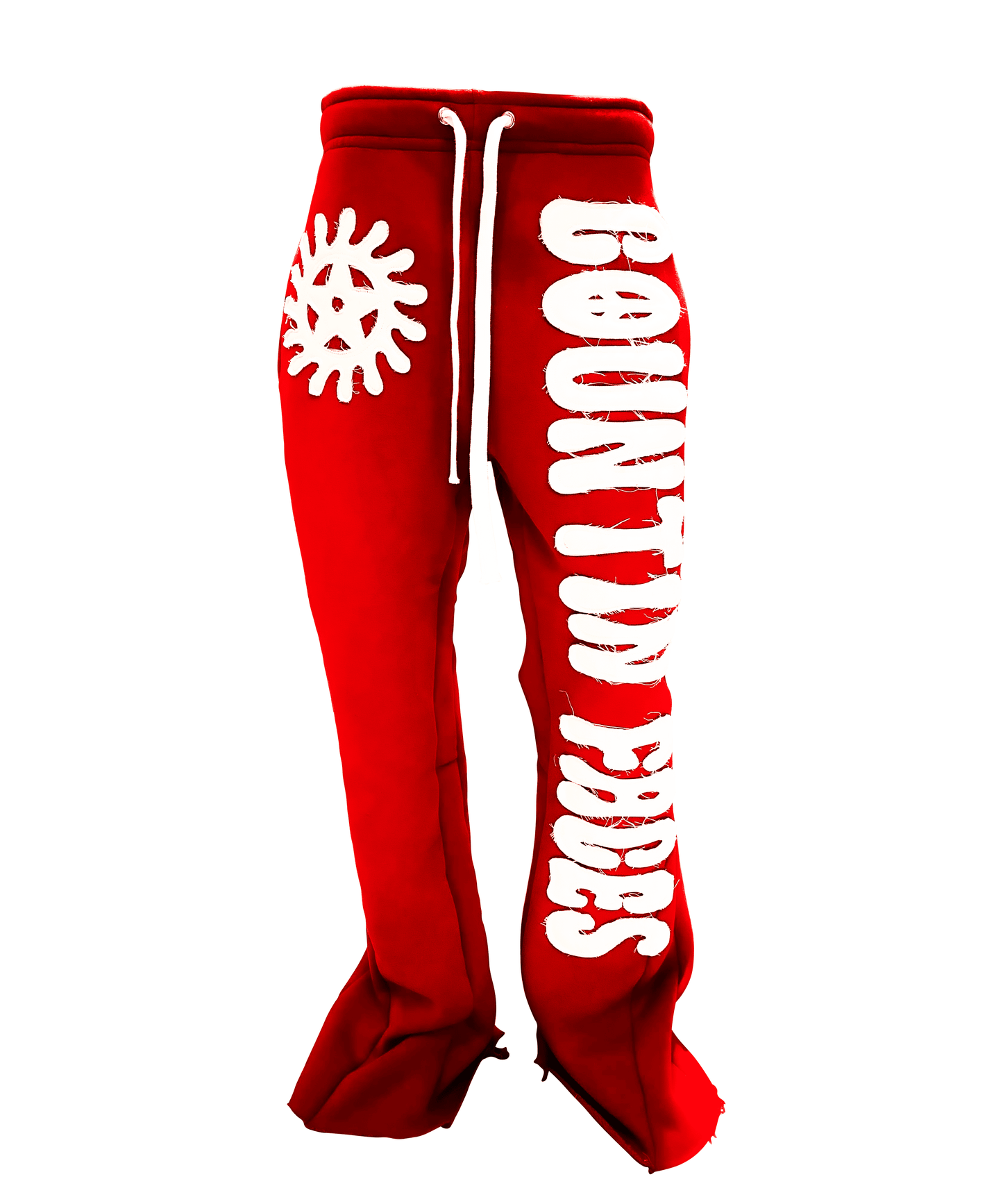 KTP Baggy Flare Sweats "Red"