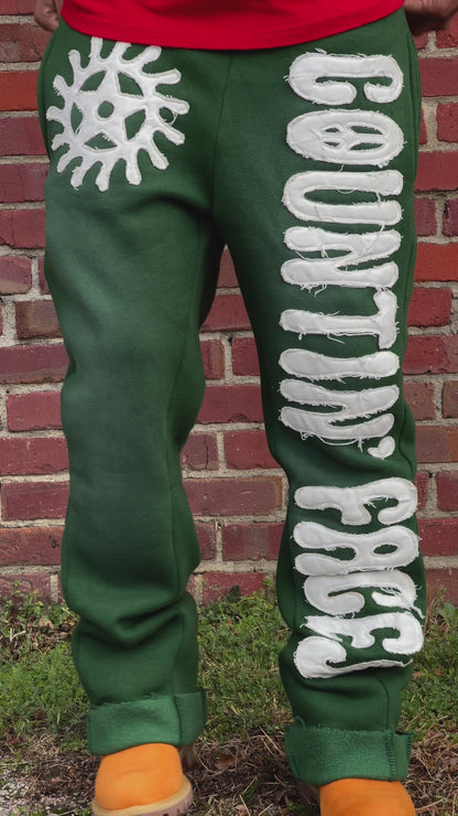 KTP Baggy Flare Sweats "Green"